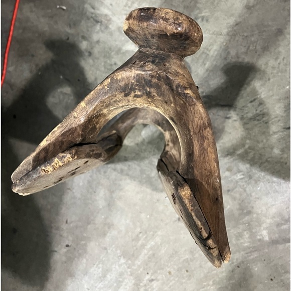 Antique Mexican Wooden Saddle Tree.19th Century, Primitive, Handmade - Picture 4 of 11